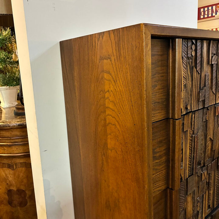 Brutalist Tall Dresser - Pueblo Collection