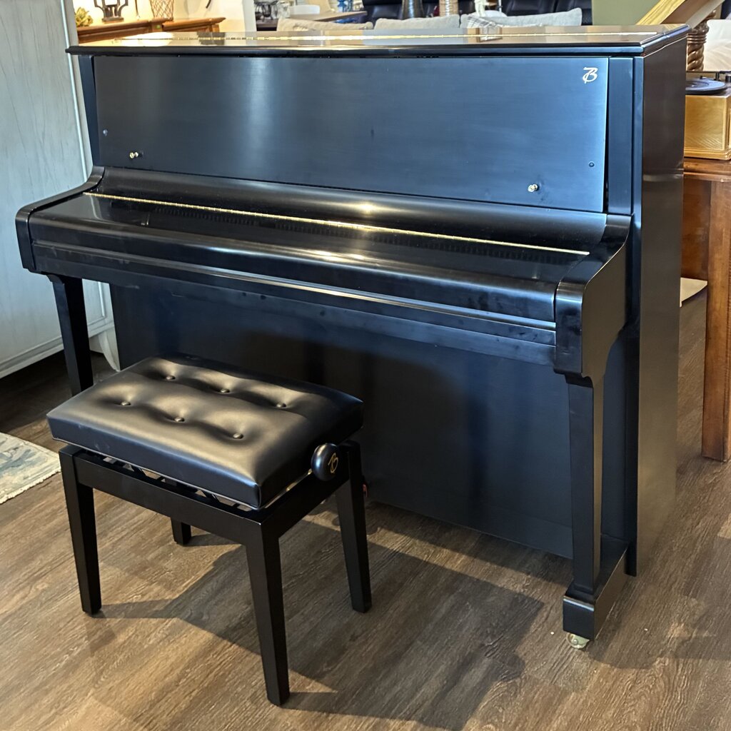 Orig. Price $11,300 - Boston Upright Piano 116E w/ Piano Bench