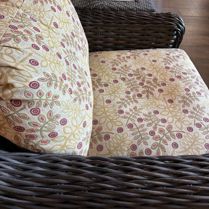 Orig. Price $1,287 - Oasis WeatherMaster Wicker Swivel Glider Chair + Cover