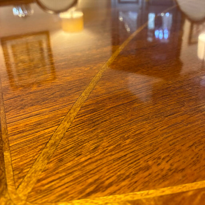 Orig. Price $5,699 - Bogart Dining Table w/ 8 Chairs & 2 Leaves