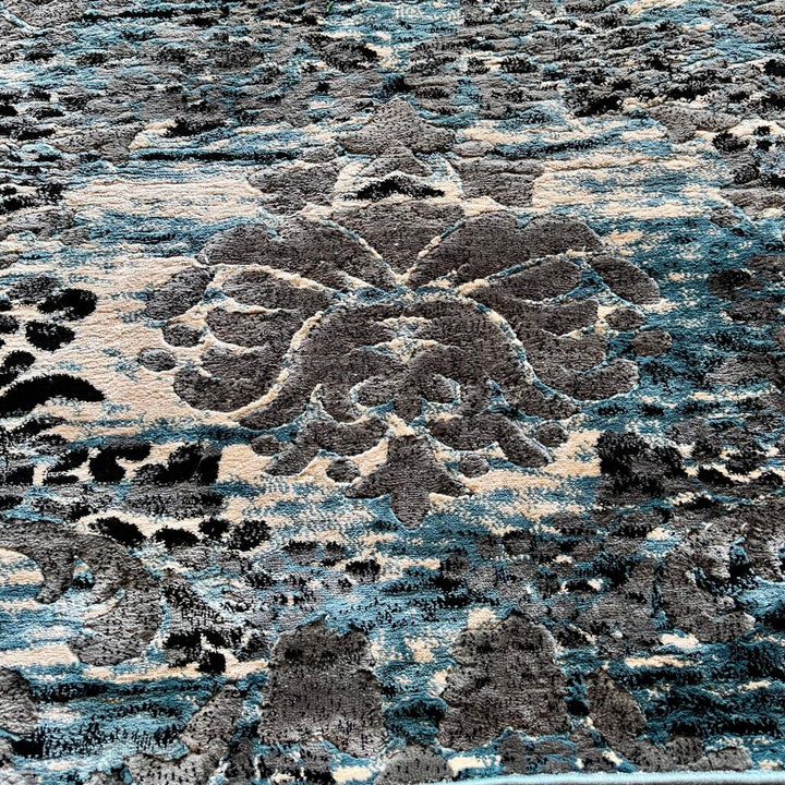 Orig. Price $550 - Contemporary Abstract Floral Area Rug