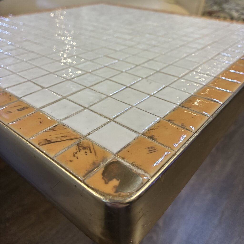 MCM Style Mosaic Side Table