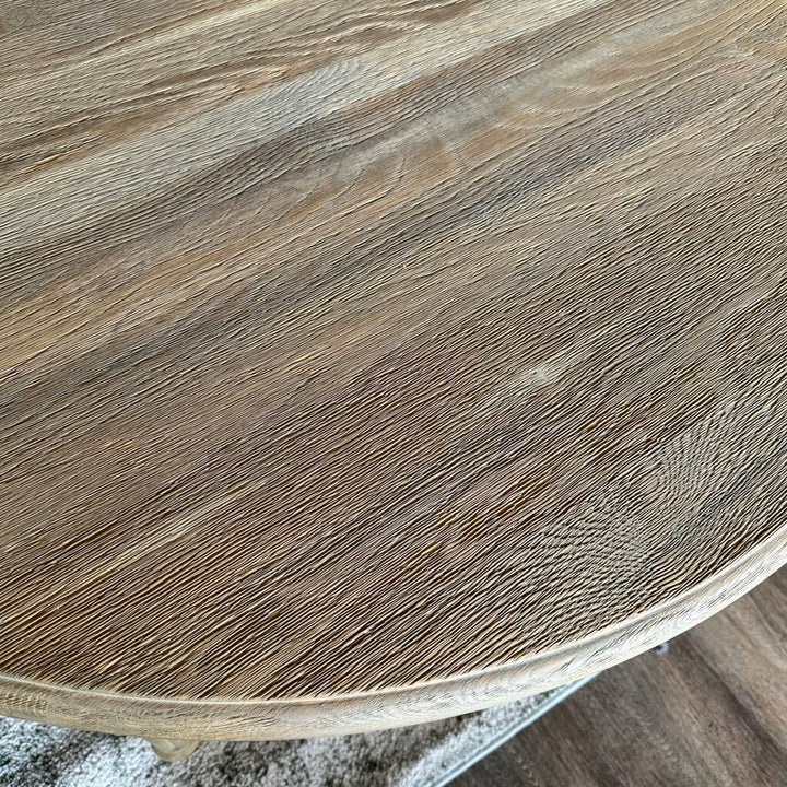 Vintage French Fluted Dining Table