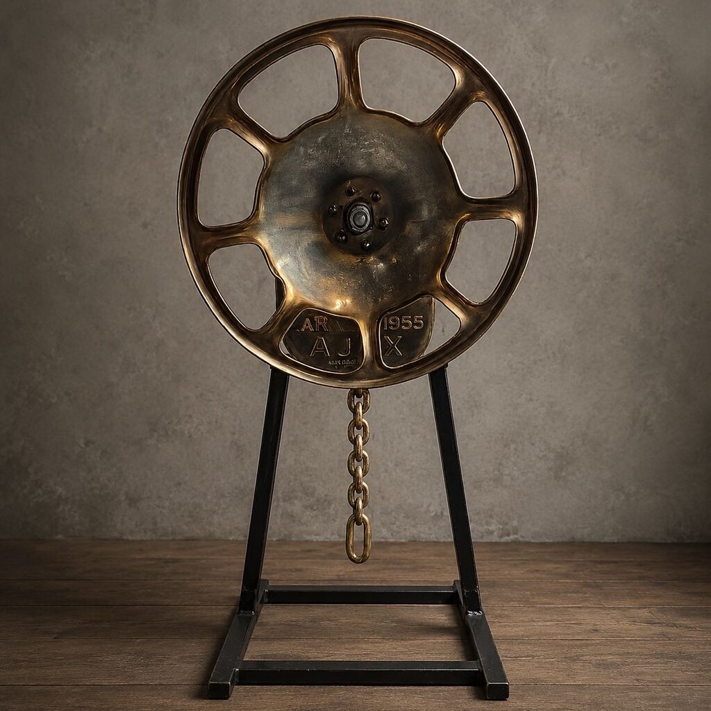 Vintage Brass Railroad Hand Brake