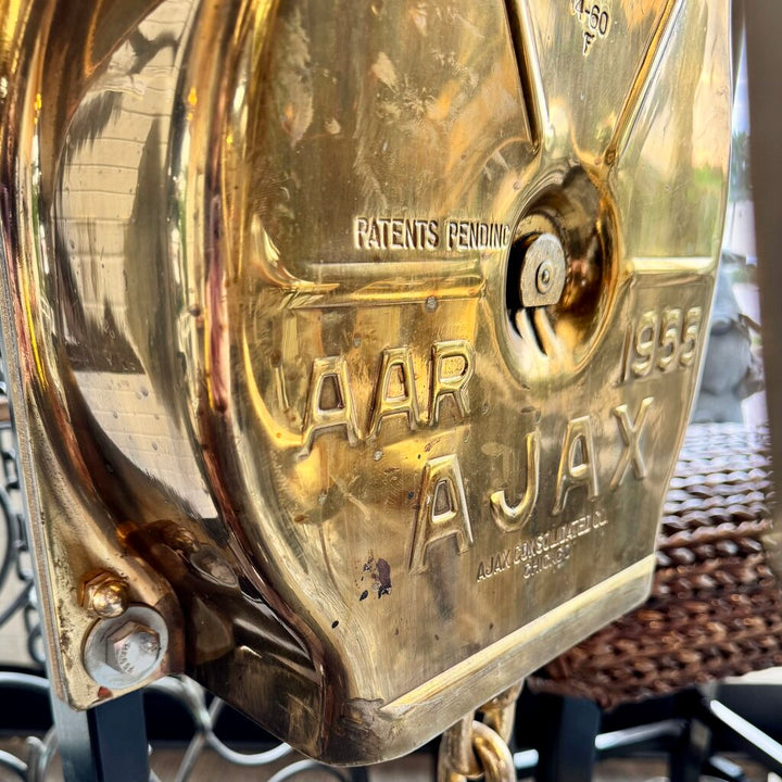 Vintage Brass Railroad Hand Brake