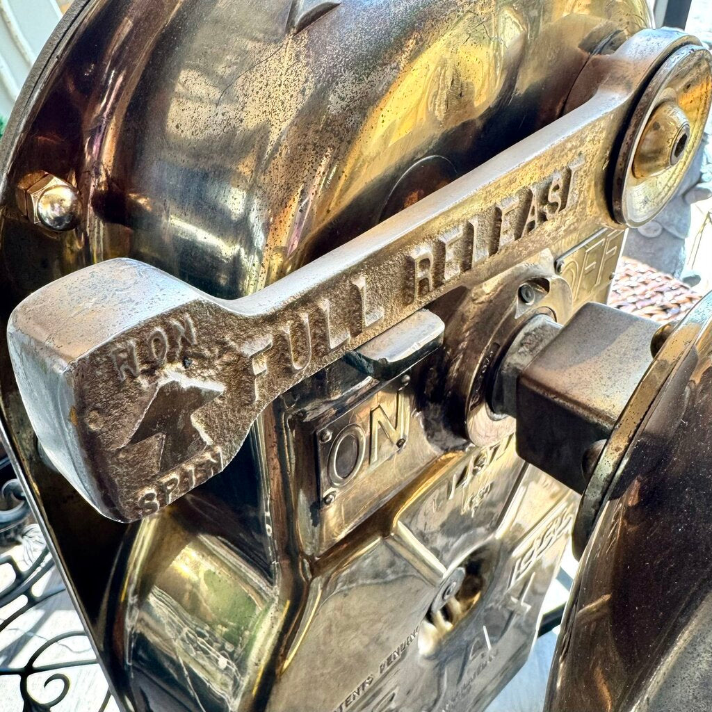 Vintage Brass Railroad Hand Brake