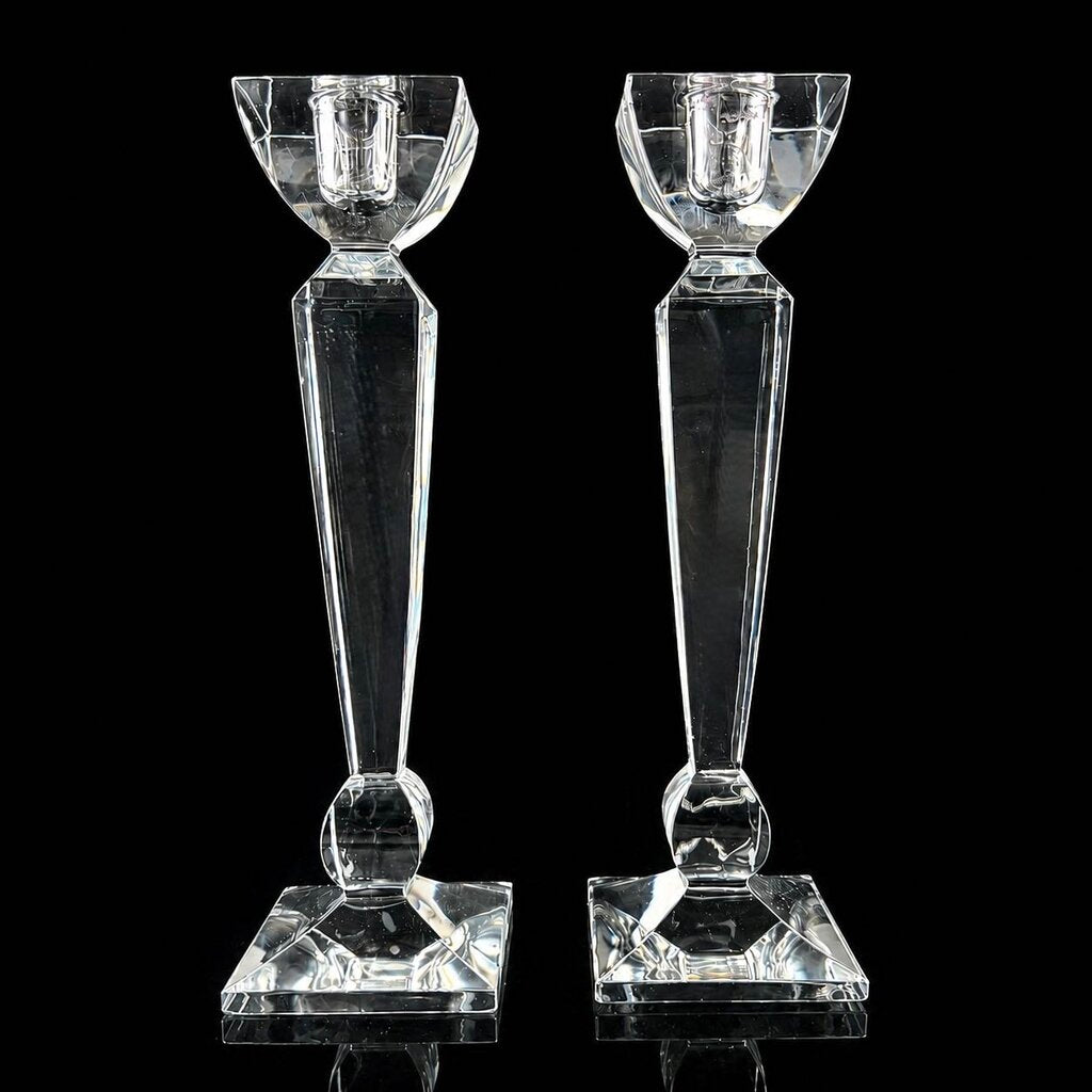 Pair of Crystal Candlesticks
