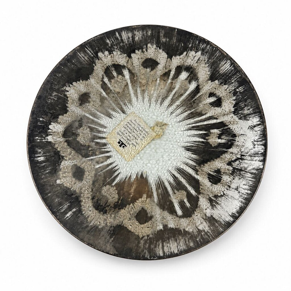 MCM Art Glass Plate