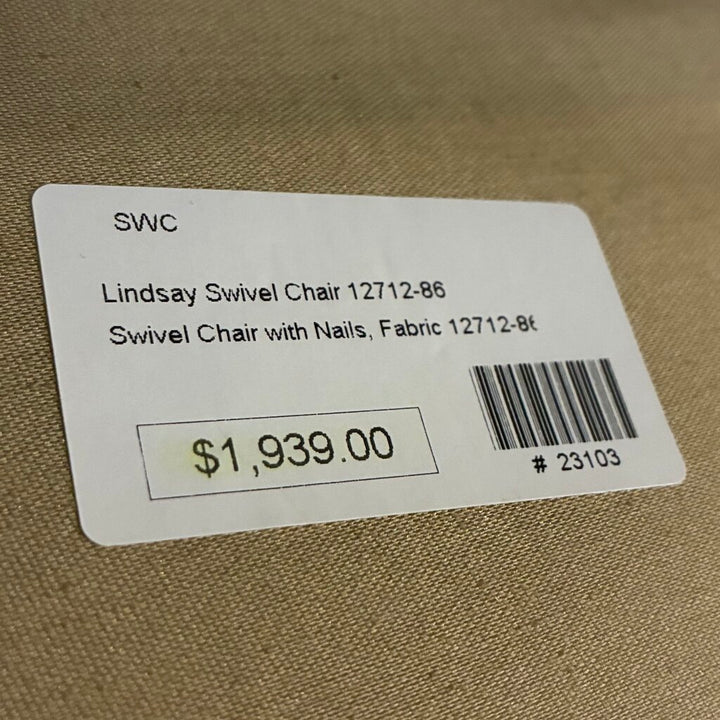 Orig. Price $1,939 - Lindsey Swivel Chair