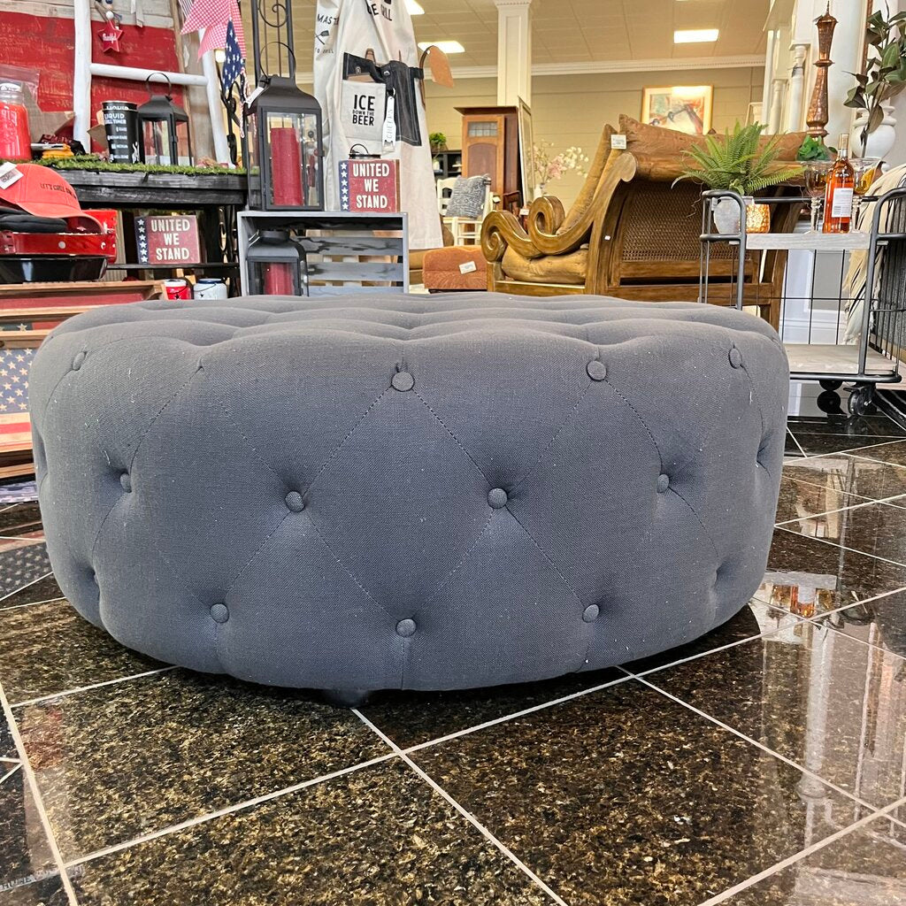 Orig Price $350 - Round Tufted Ottoman
