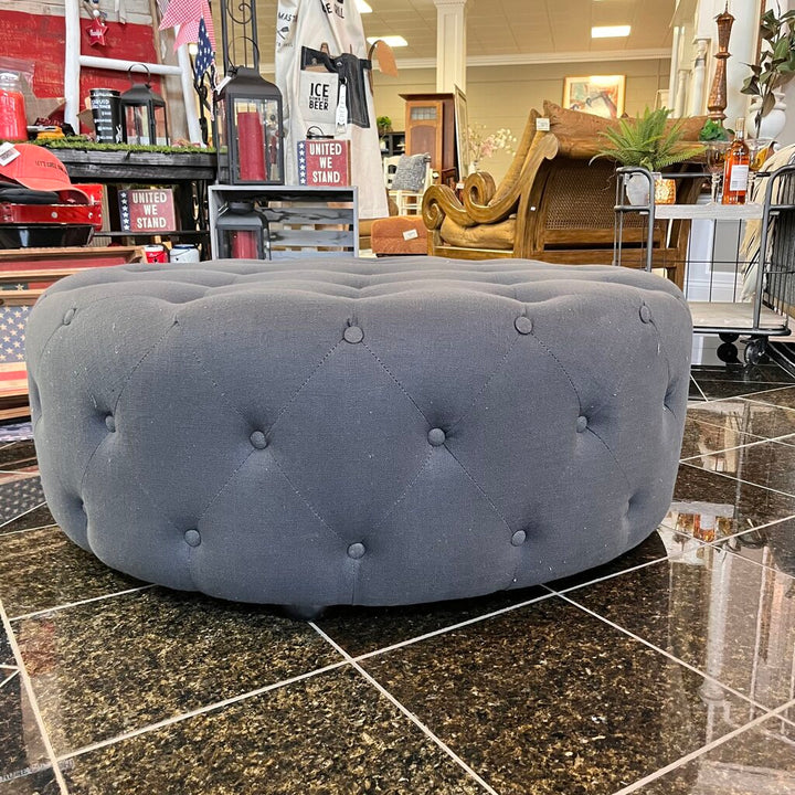 Orig Price $350 - Round Tufted Ottoman
