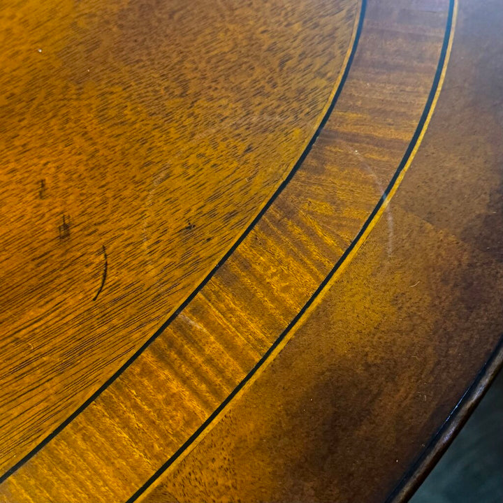 Orig. Price $12,000 - Double Pedestal Dining Table with 8 Chairs and 2 Leaves