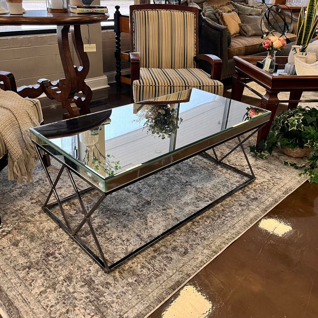 Orig Price $250 - Mirrored Cocktail Table
