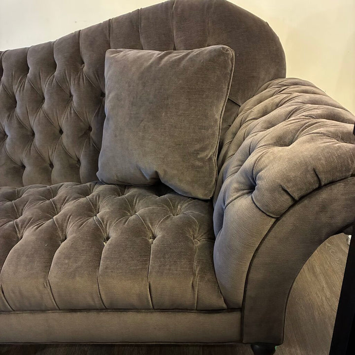Orig. Price $4,990 - Arabella Club Sofa w/ 2 Accent Pillows