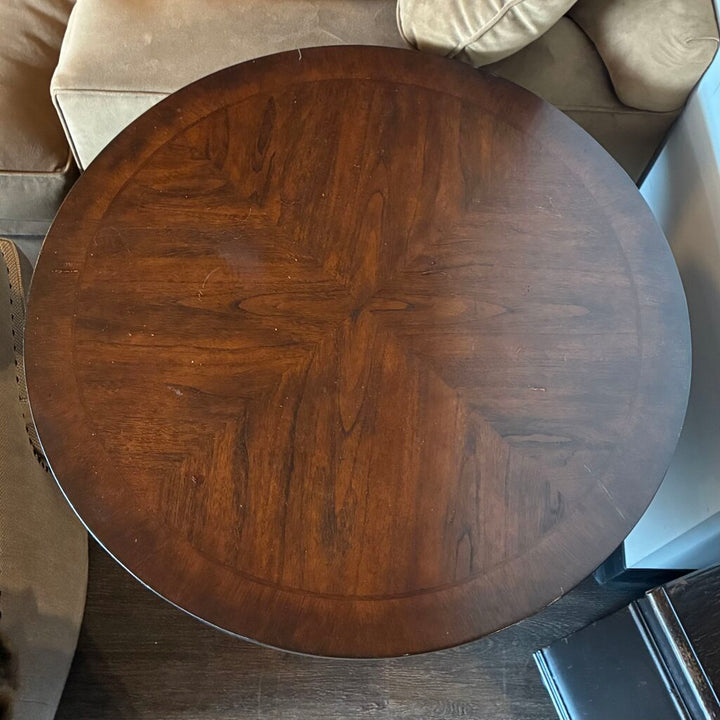 Empire-style Round Accent Table
