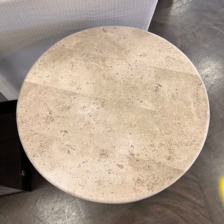 Orig Price $470 - End Table w/ Stone Top