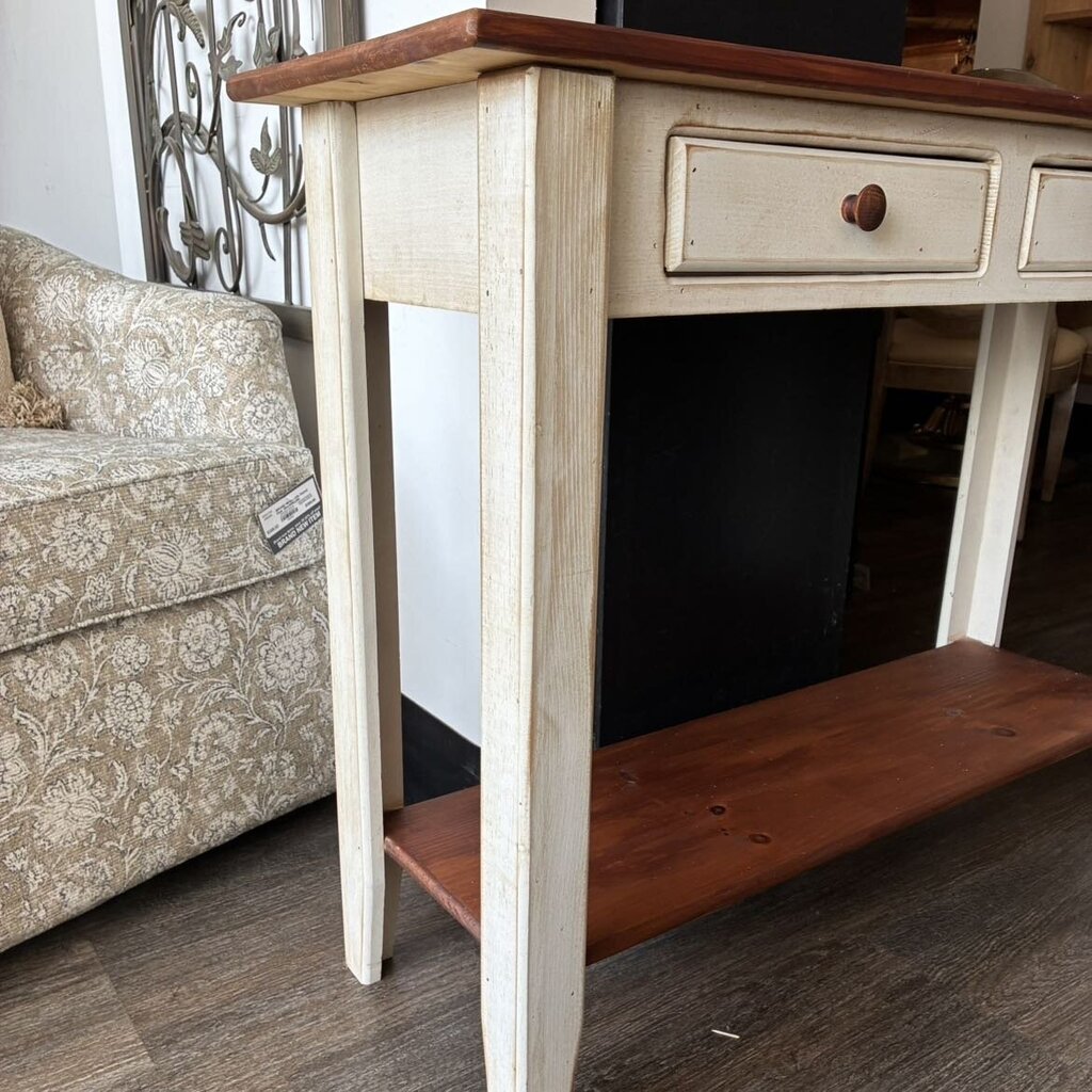 Two-Tone Console Table