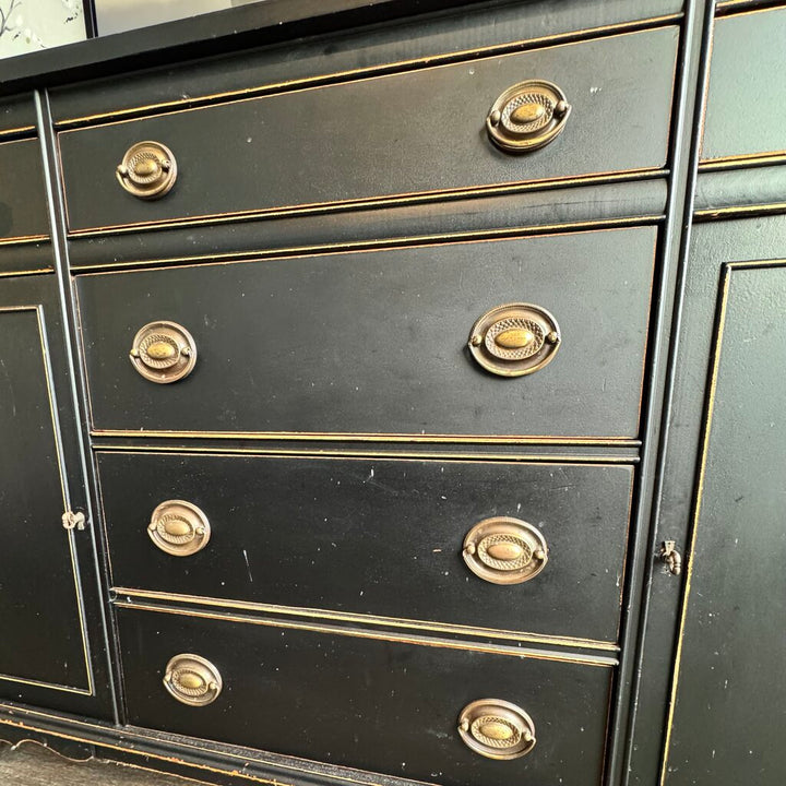 Orig. Price $600 - Refinished Antique Buffet Cabinet