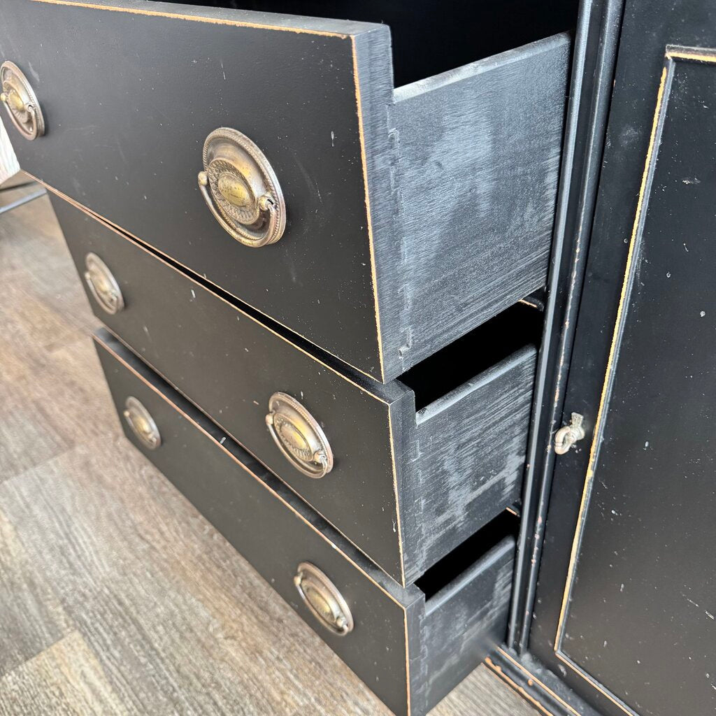Orig. Price $600 - Refinished Antique Buffet Cabinet