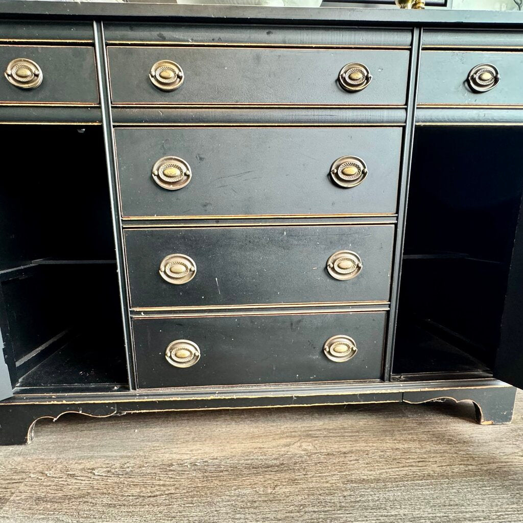 Orig. Price $600 - Refinished Antique Buffet Cabinet