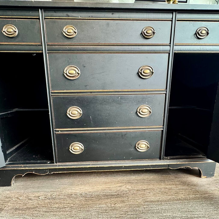 Orig. Price $600 - Refinished Antique Buffet Cabinet