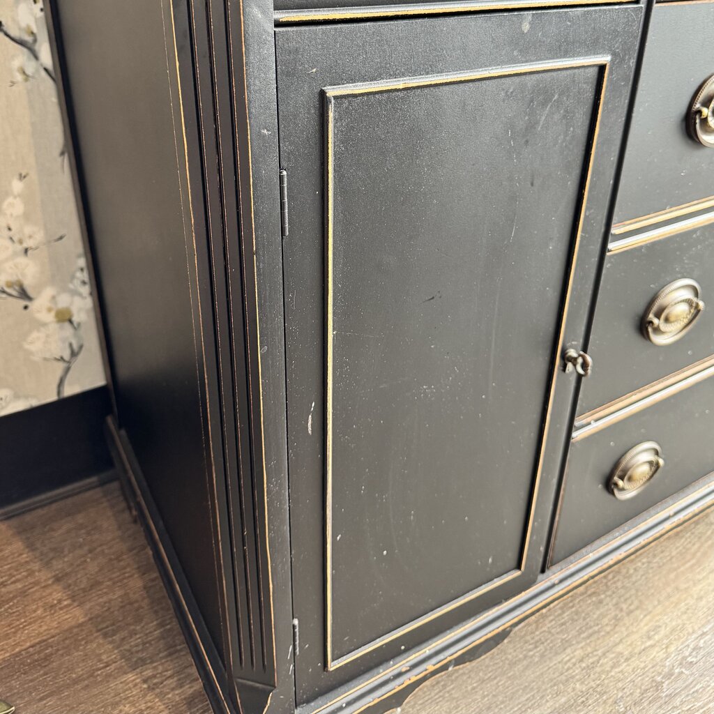 Orig. Price $600 - Refinished Antique Buffet Cabinet