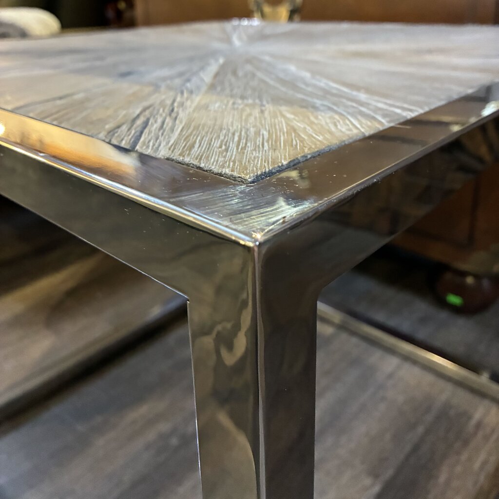 Reclaimed Wood End Table