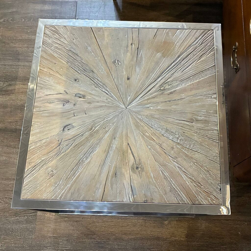Reclaimed Wood End Table
