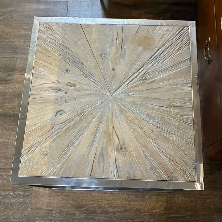 Reclaimed Wood End Table