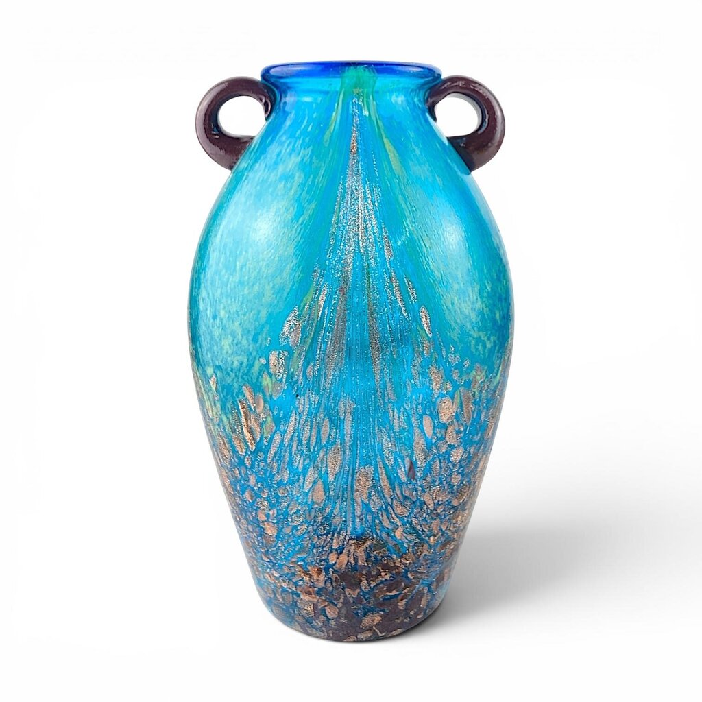 Amphora-style Blown Glass Vase