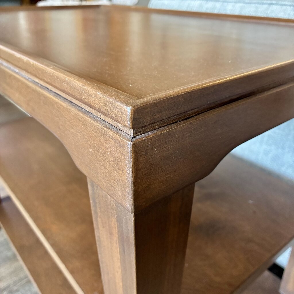 End Table w/ Shelving