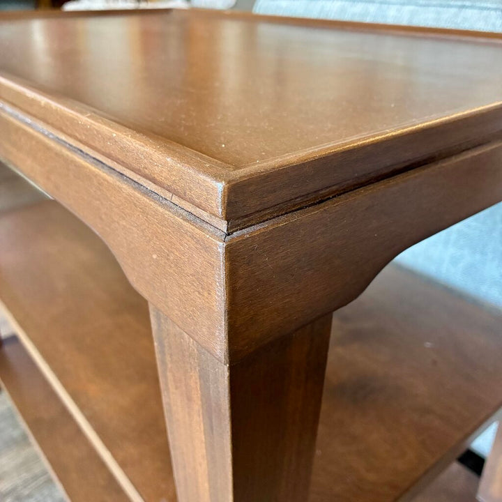 End Table w/ Shelving