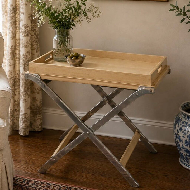 Butler's Party Table w/ Removable Tray
