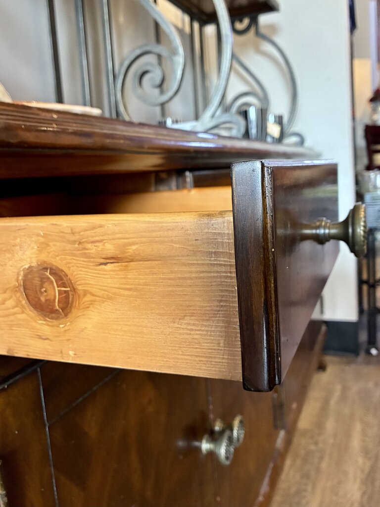 Wrought Iron & Wood Baker's Rack
