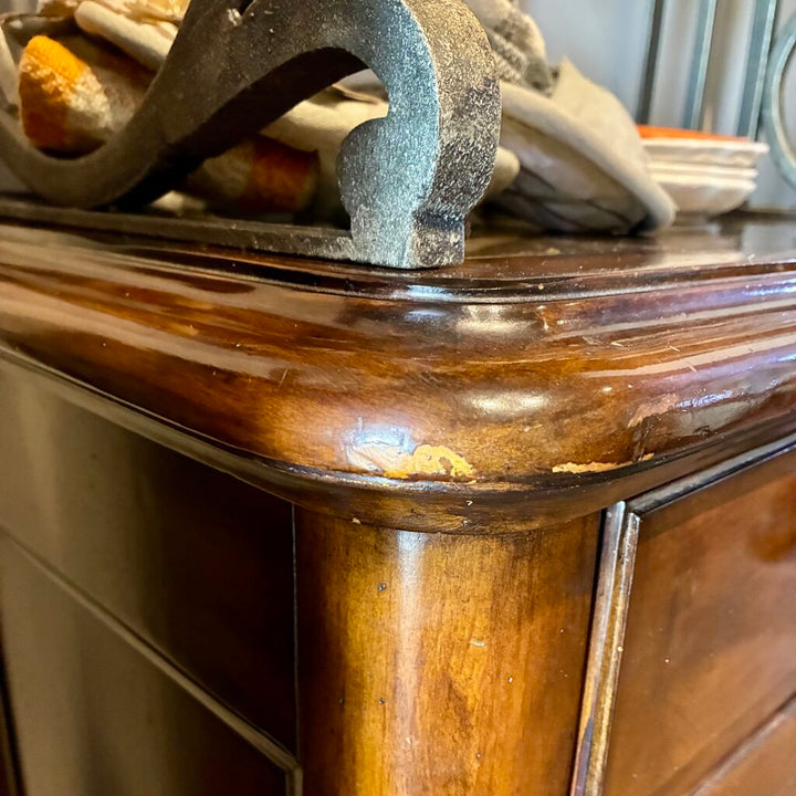 Wrought Iron & Wood Baker's Rack