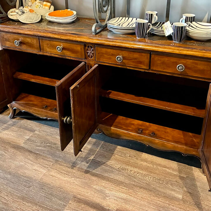 Wrought Iron & Wood Baker's Rack