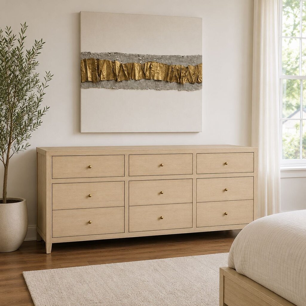 Orig. Price $3,998 - Nora 9 Drawer Dresser