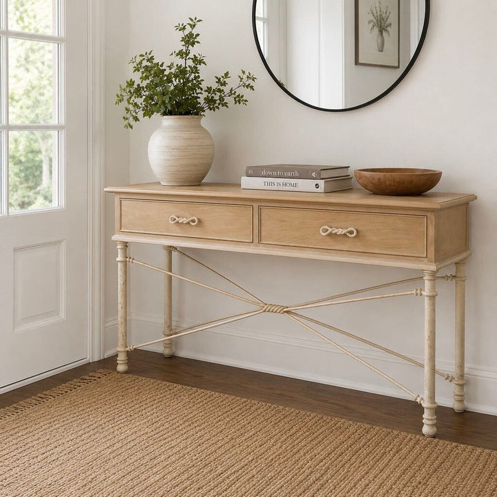 Rope Twist Console Table