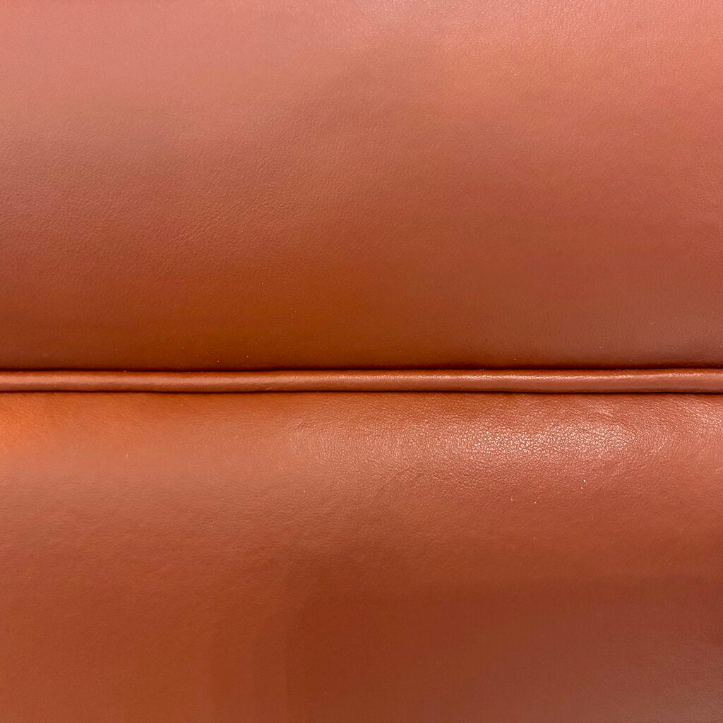 Orig. Price $4,000 - Square Leather Ottoman