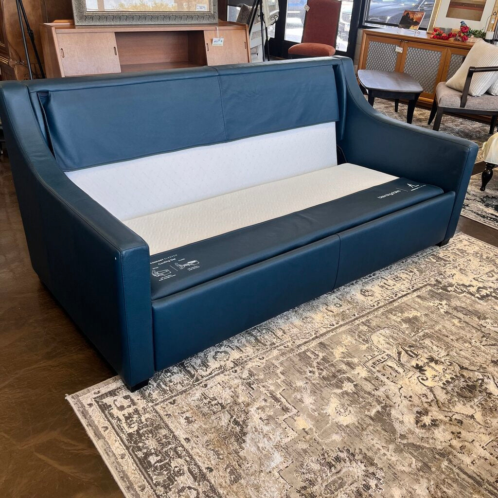 Orig Price $7424 - Leather Sleeper Sofa