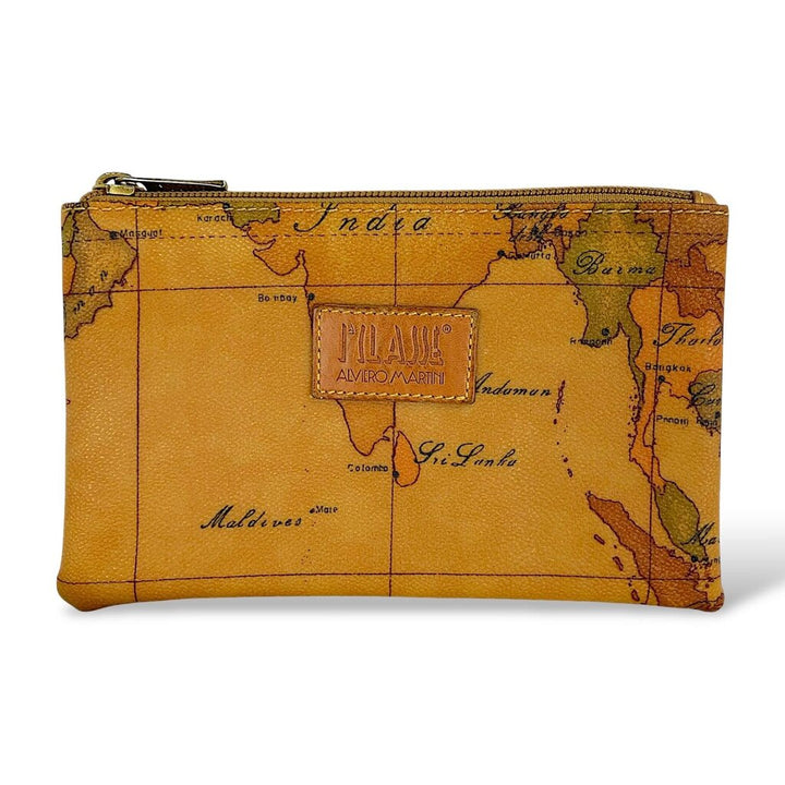 1A Classe Geo Map Zipper Clutch