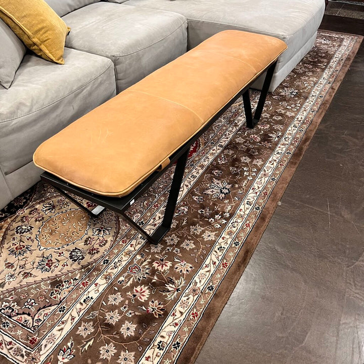 Orig Price $1099 - Darrow Leather Bench