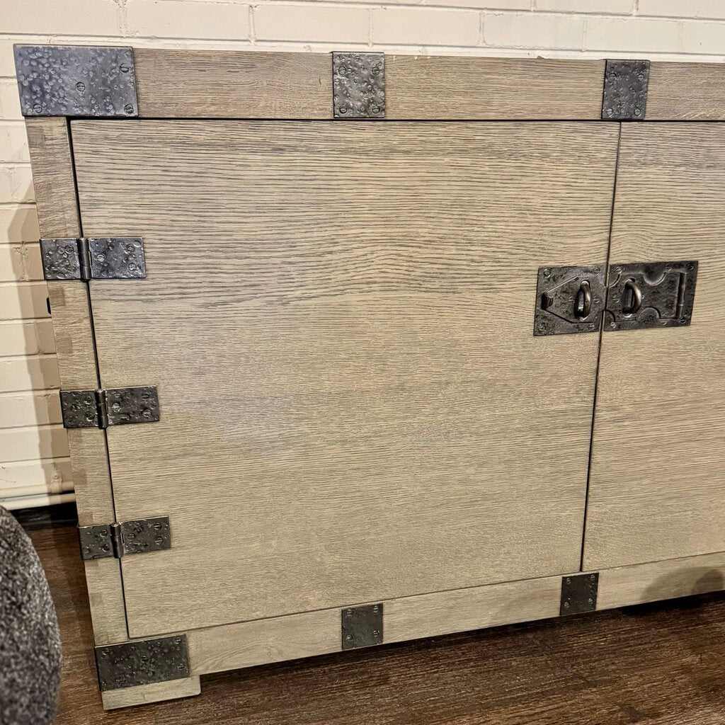 Orig. Price $2200 - Heirloom Silver Chest - Media Cabinet