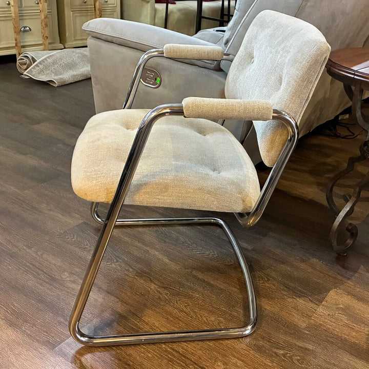 Orig. Price $524 - Steelcase-style Tufted Cantilever Chair