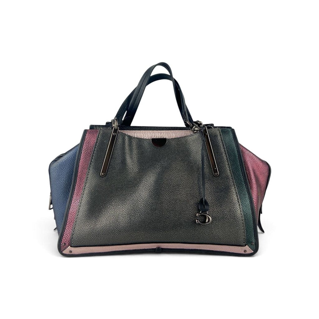 Dreamer Metallic Colorblock Leather Handbag