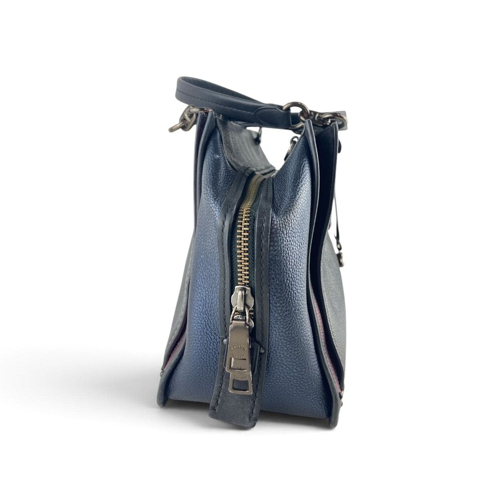 Dreamer Metallic Colorblock Leather Handbag