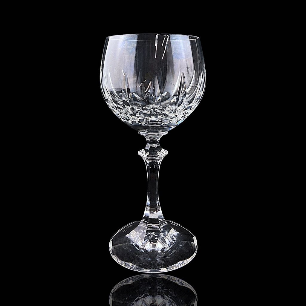 Pair of 2 Crystal Wine Glasses