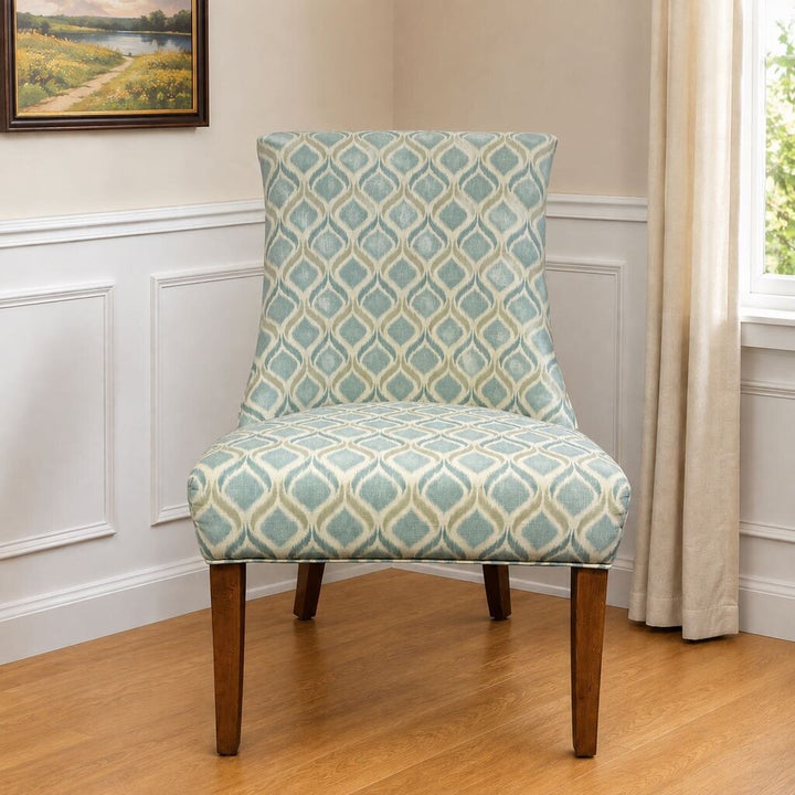 Orig. Price $675 - Upholstered Ikat Dining Chair