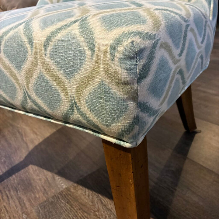 Orig. Price $675 - Upholstered Ikat Dining Chair