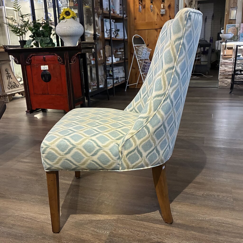 Orig. Price $675 - Upholstered Ikat Dining Chair